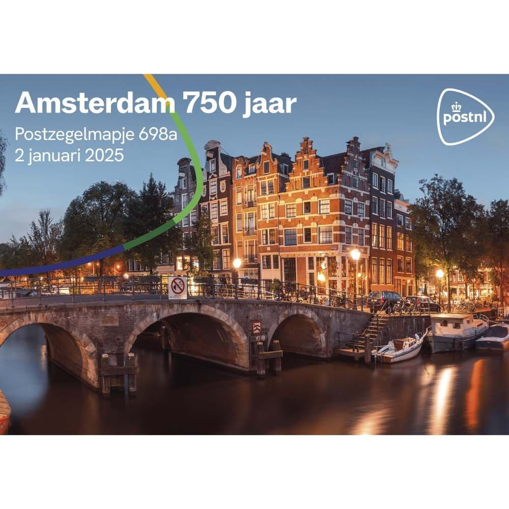 Amsterdam 750 jaar (postzegelmapje nr. 698a)