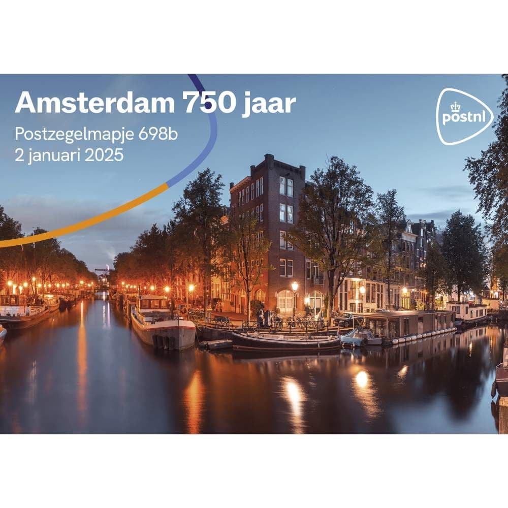 Amsterdam 750 jaar (postzegelmapje nr. 698b)