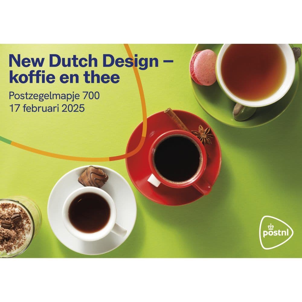 New Dutch Design – koffie en thee (postzegelmapje nr. 700)