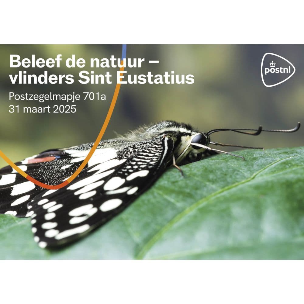 Beleef de natuur - vlinders Sint Eustatius (postzegelmapje nr. 701a)