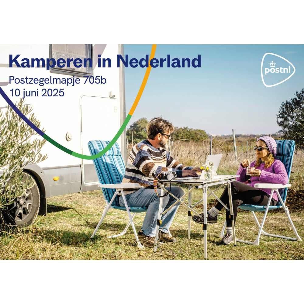 Kamperen in Nederland (postzegelmapje nr. 705b)