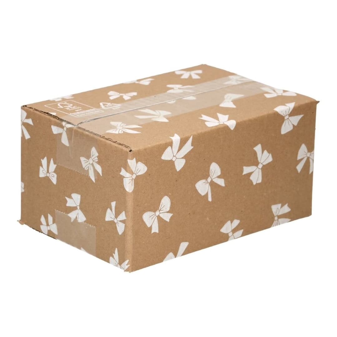 Cadeau doos 186 x 124 x 88mm met strikken