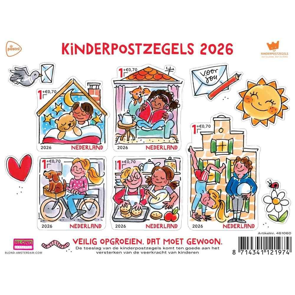 Kinderpostzegels 2026 (postzegelvel)