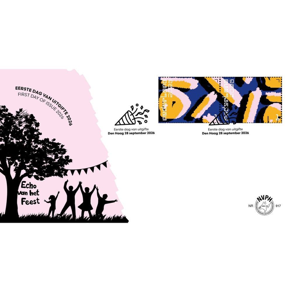 New Dutch Design – Echo van het feest (eerstedagenvelop nr. 917)