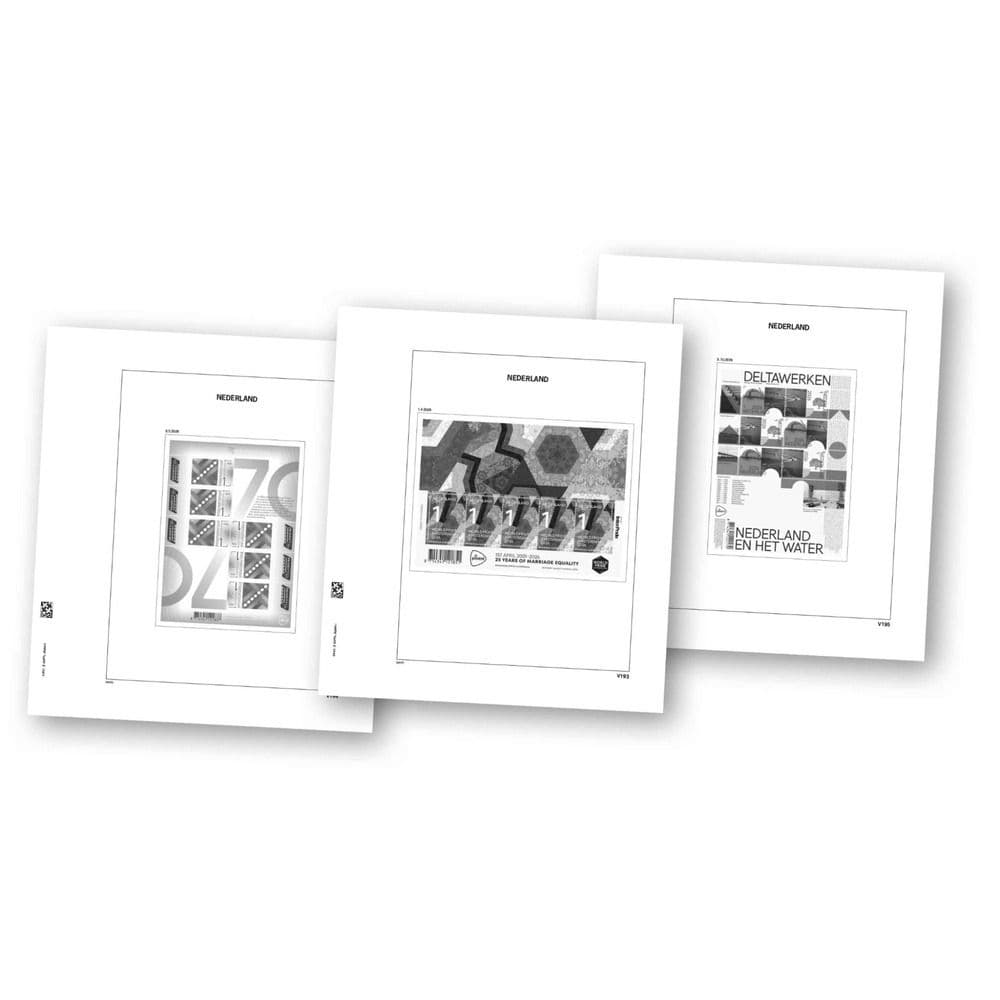 Abonnement Albumbladen Zwart-wit postzegelvellen