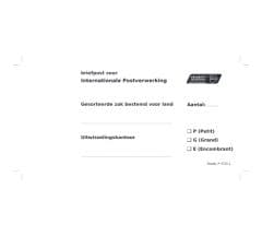 Zaklabel Priority gesorteerd