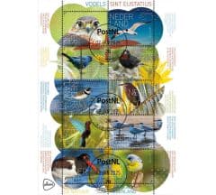 Beleef de natuur - vogels Sint Eustatius (gestempeld postzegelvel)
